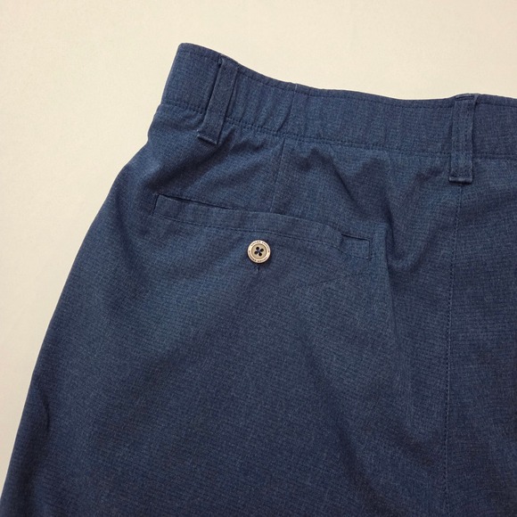 Under‎ Armour HeatGear Golf Shorts Mens 34 Blue Performance Loose Fit - Picture 10 of 12